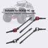 RC Car Drive Shaft, 4 Pcs Hard Steel Front Axle for SCX10 Remote Control Car Model Accessory Parts