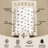 FIGEPO 4 Pack Pack (Pack Mallard Duck Baby N Play Sheets Neutral Unisex Breathable Fitted Nursery Sheets for Baby Girl