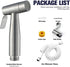 RWYRBNSL 2 HandheldSprayer Function Cloth Diaper Sprayer Brushed Stainless SteelSprayer for Toilet, with Stainless