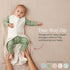 0.2 (8-24 ergoPouch Jersey Sleeping Bag TOG Arms-Out Baby Sleep Sack, Ideal Transition from Swaddling, Slim Fit Keeps
