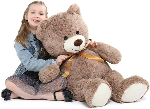 Tezituor Big Teddy Bear, 40'' Giant Stuffed Animal Plush, Soft Gifts for Valentine, Christmas, Birthday