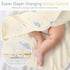 0-3 2-Way Organic Cotton Transitional Baby Swaddling Sack Soft with Arms Up & Sleeves Months, Mitten Cuffs, Zipper