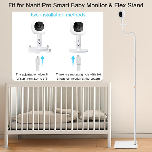 67" Adjustable Height Baby Monitor Floor Stand Holder for Nanit Pro Smart Baby Monitor & Flex Stand
