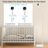 67" Adjustable Height Baby Monitor Floor Stand Holder for Infant Optics DXR-8 Pro, Nanit Pro, Eufy Spaceview, Owlet Cam
