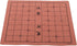 Chinese Chess Portable Chess Game Accessory - Convenient Foldable Leather Chess Board for Board Game Supplies