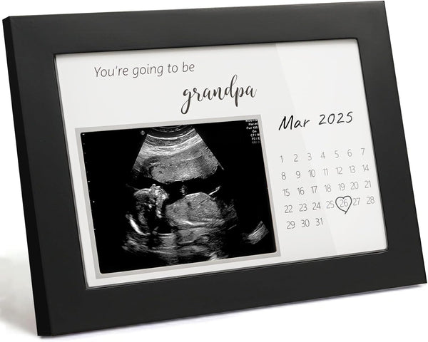 Pregnancy Announcement for Grandpa, Sonogram Picture Frame, Baby Announcement Sign, Surprise Baby