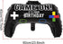 Gejoy 4 Packs Video Game Party Balloons, 23.6 x 15.7 Inch Game Controller Aluminum Foil for Birthday Decoration