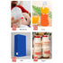 ZJchao Portable Heating Milk Bottle Bag Digital Display Temperature Adjust Baby Bottle Warmer for Home Travel PU Bottle