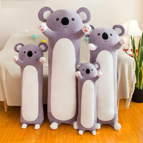 Long Plush Koala Toy Stuffed Animal Pillow Gift for Kids and Girls (Koala, 130cm/51.1in)