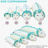 Hofun4U Dragon Plush Pillow, 50 Inch Stuffed Animals, Christmas Birthday Gift for Kids and Adults