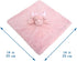 Baby Pink Dragon Soft Stuffed Animal Security Blanket, Plush Dinosaur Character Lovey Blanket, Baby Shower/Nursery Gift, Cuddly Newborn, Infant, Toddler Snuggle Blankie for Girls Boys, 14" by Doindute