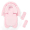 Infant Car Seat Insert & Strap Cover for Baby Girls, 2 in