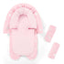 Infant Car Seat Insert & Strap Cover for Baby Girls, 2 in