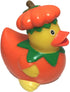 Halloween Pumpkin Rubber Duck - Safe Floating Bath Toy for Kids