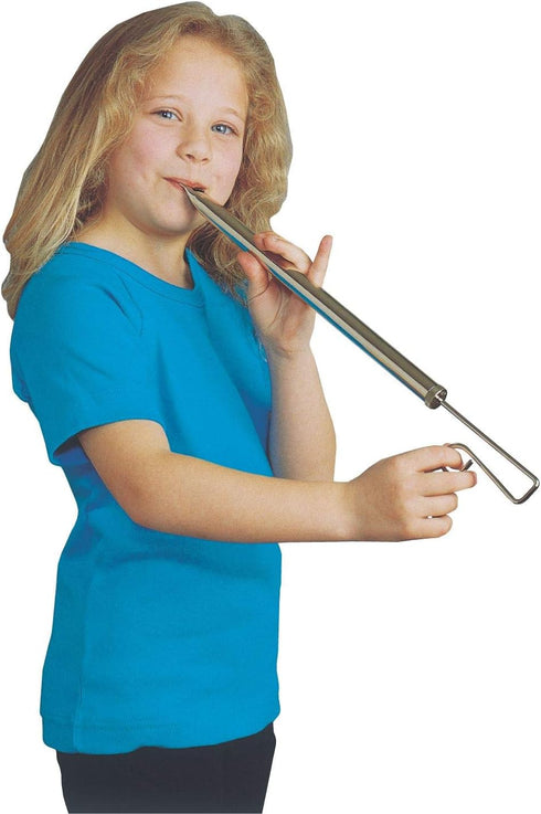 (12.5'') 3+ Woodstock Wind Chimes American Song Whistle Brass Slide Whistle Gifts for Kids and Adults, Boys and Girls