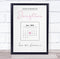 The Card Zoo New Baby Birth Details Nursery Christening Calendar Date Girl Gift Print