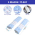 4 Pack Baby(9.8'X2.2''inch) Car Seat Belt Straps Cover for Baby Kids, Baby Carrier Straps Covers Stroller Strap Pads