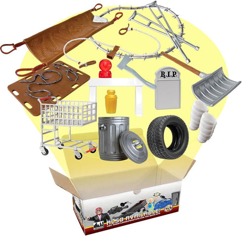 Street Fight Match Accessory Set for Wrestling Action Figures