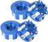 VGEBY 4pcs RC Hex Nuts, M4 Aluminum Alloy Wheel Hex Nuts for D3 D4 1/10 RC Car (Dark Blue)