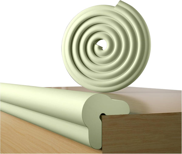 Fozobaiy Foam Table Edge and Corner Guards for Baby,(6.5ft Edge 4Corners),Baby Proofing Soft