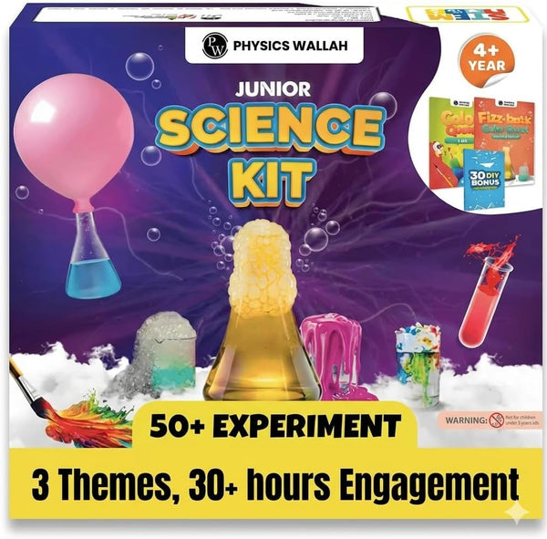 PW Junior Science Kit for Kids Age 4-14 | 50+ Stem Science Experiments