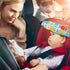 2 Pcs Cute Cartoon Adjustable Car Safety Seat Sleep Positioner Infants Baby Head Support Pram Stroller Fastening