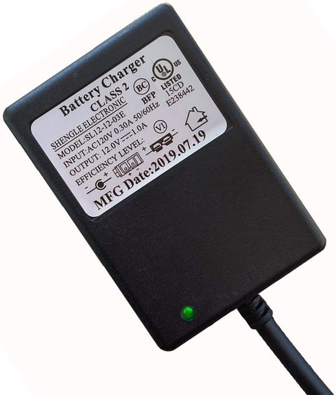 12 Volt B-Type Plug Kids Ride On Battery Charger, 12V Adapter for Electric Ride On Toy RC Car