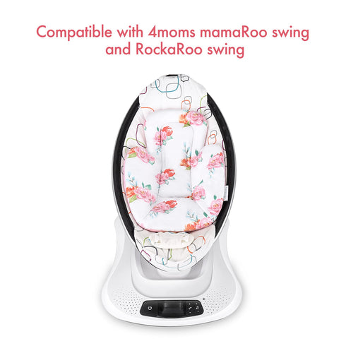 Minne Baby Infant Insert - Compatible with 4Moms RockaRoo and MamaRoo, Plush Soft Newborn Support with Cool Mesh