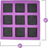 Pack 120) 5"x5" Tic Tac Toe (Bulk of Foam Tic-Tac-Toe Mini Board Game Toys for Kids, Birthday Party Favors, Goody Bag