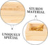 BESTOYARD Elegant Pregnancy Announcement Keepsake Box Wooden Pregnancy Test Storage Case with Lid Unique Memory