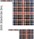 Haskirky 2 Gouache Plaid Pcs Cloth Diaper Wet Dry Bags,Waterproof and Washable Bag for Travel Reusable Wet Bag for Baby