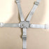 GL-Auking 5 High Chair Straps Replacement,Universal Point High Chair Harness Straps Adjustable Sturdy Safety Strap Belt