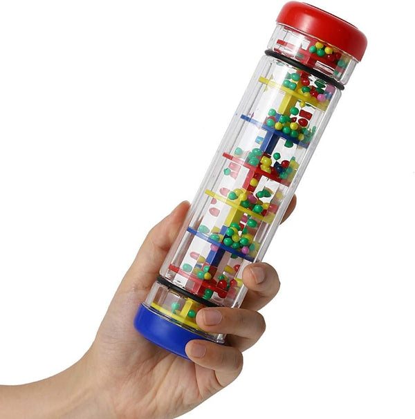 Rainmaker Mini Rainstick 8 inch | Babies Rattle Tube Rain Stick Shaker Music Sensory Auditory Instrument Toy for Baby