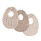 Itzy Ritzy Set of 3 Baby Bibs - Ultra-Soft Adjustable Infant &