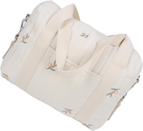 Olive Green Baby Stroller Organizer - Fafeicy Cotton Storage Solution