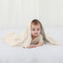 Knitted Baby Blanket, 100% Cotton Receiving Swaddle Crib Stroller Blanket, Shower Gift for Newborns, 40 x 31 (Oatmeal