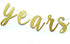 17 Years Loved Banner Sign Gold Glitter for 17th Birthday Party Decorations, Pre-assembled Bunting Photo Booth Props