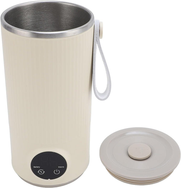 Portable Bottle Warmer, Cordless Bottle Warmer & Mixer, Constant Temperature Milk Warm,
