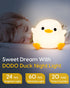 Dimmable 20 Amaredom DoDo Duck Night Light, Cute Duck Lamp, Silicone Nursery Nightlight, Rechargeable LED Bedside Lamp
