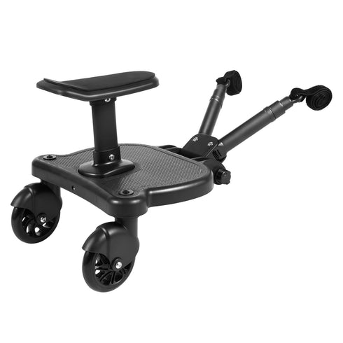LyeXD Universal Stroller Board,2in1 Stroller Ride Board, Buggy Board with Detachable Seat Standing