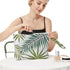 Fokongna Palm leaves Wet Bag Travel Wet Dry Bag Beach Bag Diaper Bag Wet Bag For Swimsuit Travel Makeup Bag Toiletry