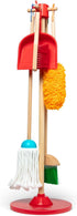 Melissa & Doug Dust Sweep Mop, 6-Pc. Toddler Cleaning Set with Kids