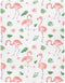 Burbuja Flamingos Crib Sheet for Boys Girls, Fitted Crib Sheet 28 x 52