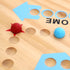 Original Marble Game Wahoo Board Game Double Sided Painted Wooden Fast Track for 6 and 4 Players