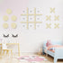 Magnetic Tic Tac Toe Wall-Mount Game, Board Games,Game Room Decor,Kids&Adults Indoor Party Game