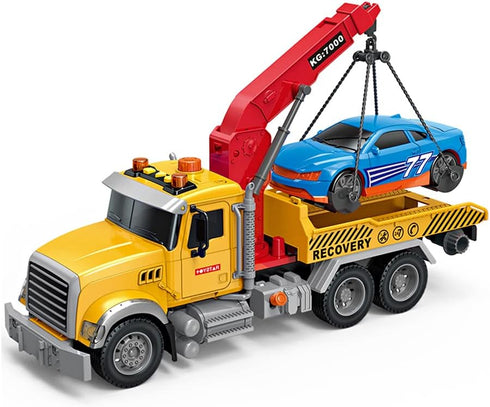 Rescue Tow Truck Toy Large,1/18 Boy Toy for Age 4 + Year