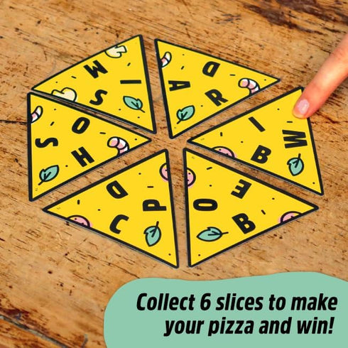 P for Pizza Board Game: Build a Giant Pizza Before Anyone Else, Family Travel Game for Adults and Kids