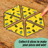 P for Pizza Board Game: Build a Giant Pizza Before Anyone Else, Family Travel Game for Adults and Kids