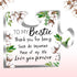 Bestie Gifts for Women - Engraved Acrylic Puzzle Piece 4.7 x 4.7 Inch - Friendship Gift for Girls, BFF Birthday