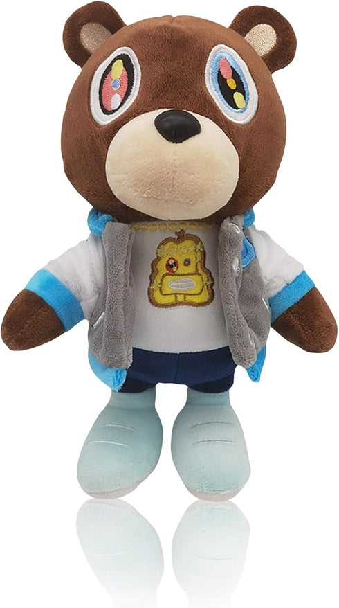 Cute Plush Bear Toy - 10 Inch Soft Stuffed Animal, Perfect Graduation Gift for Kids and Fans